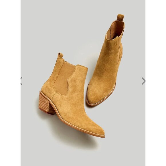 Madewell Shoes - Madewell $188 The Watkin Ankle Boot in Toffee Size 6 NN023